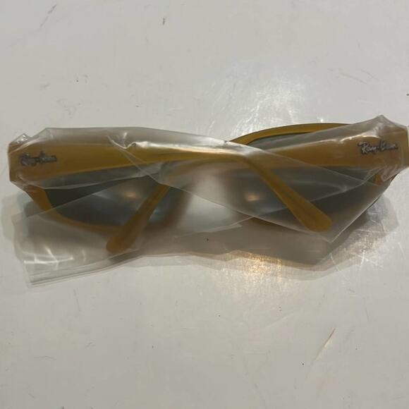 RAY- BAN BAUSCH & LOMB DADDY O FLAT OVAL AMBER SUNGLASSES - Picture 4 of 6